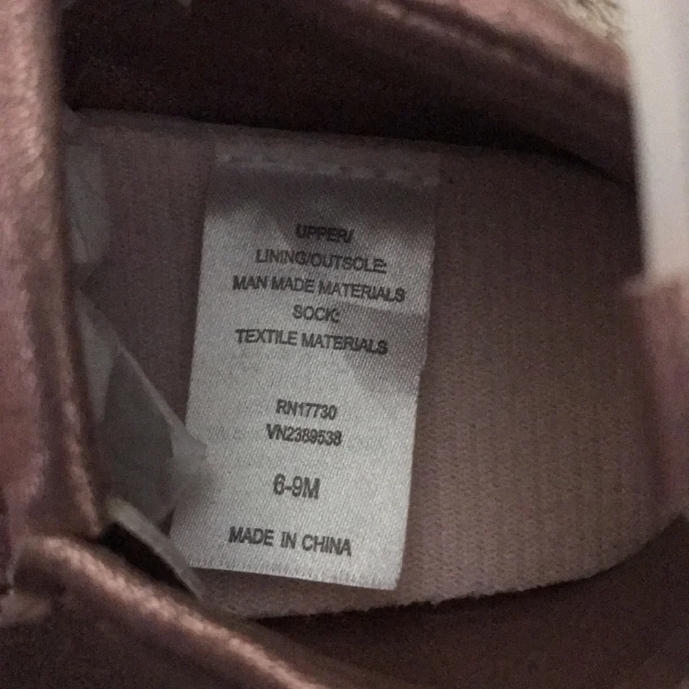 Pink sparkly 6-9 months Mocassins Target New